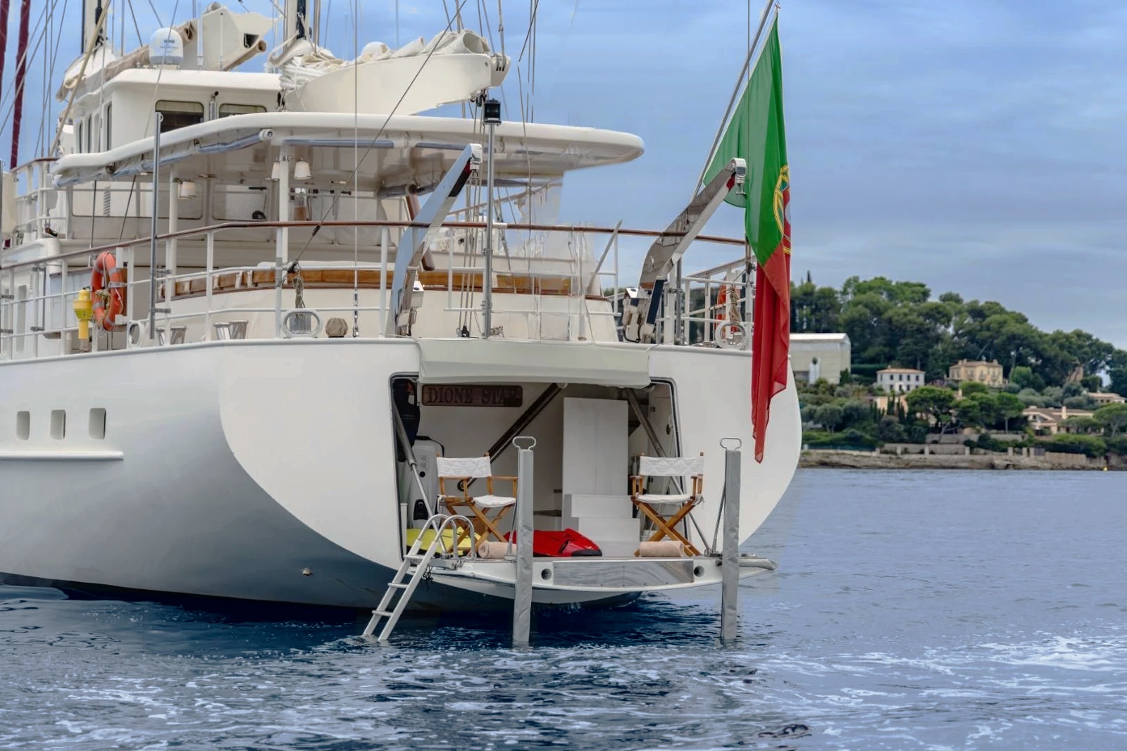 On deck aboard DIONE STAR