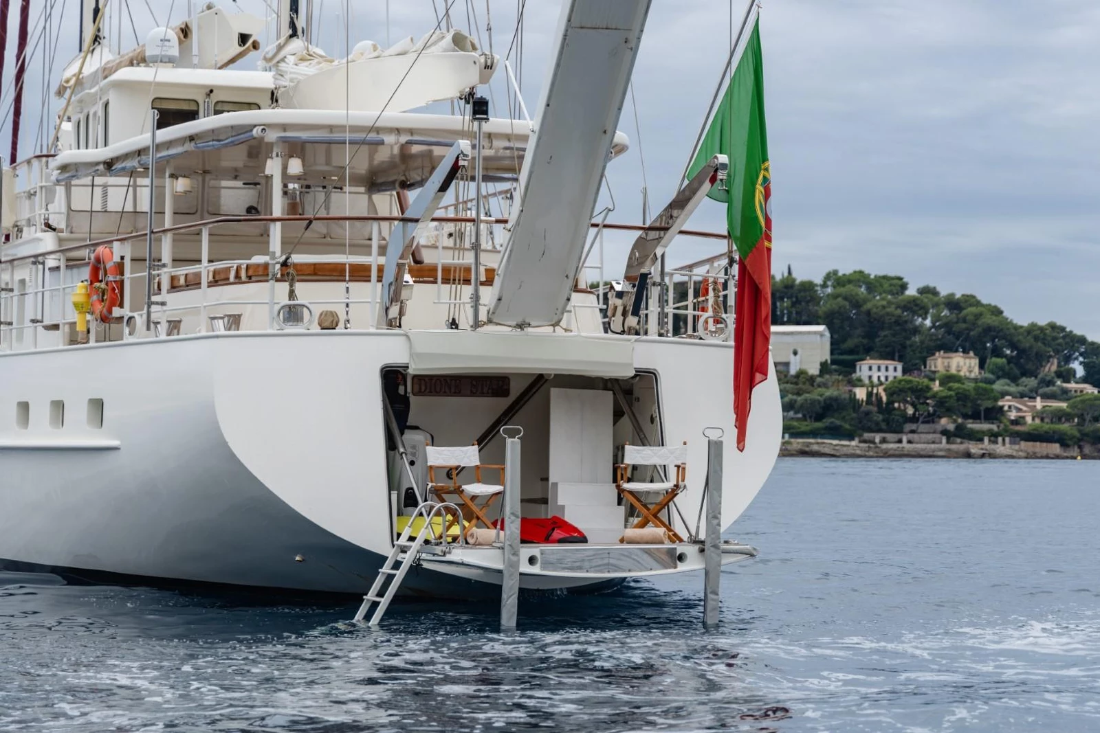 On deck aboard DIONE STAR